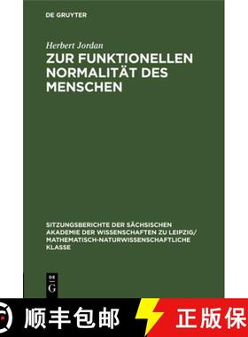 预订 Zur funktionellen Normalität des Menschen [9783112498897]