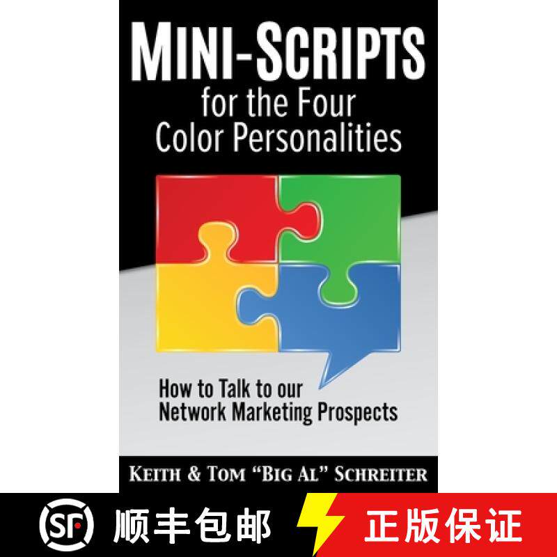 预订 Mini-Scripts for the Four Color Personalities: How to Talk to our Network Marketing Prospects [9781948197366]