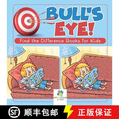 【3-4周达】Bull's Eye! Find the Difference Books for Kids [9781645216483]