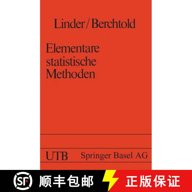 【3-4周达】Elementare Statistische Methoden [9783764309053]