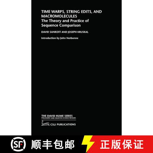 预订 Time Warps, String Edits, and Macromolecules [9781575862170]