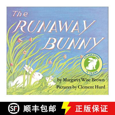【3-4周达】The Runaway Bunny Padded Board Book: An Easter and Springtime Book for Kids [9780062459596]