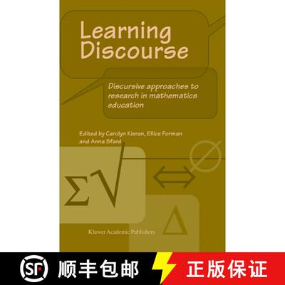 【3-4周达】精装 Learning Discourse : Discursive approaches to research in mathematics education [9781402010248]