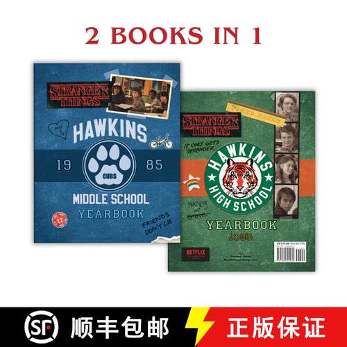 【3-4周达】精装 Hawkins Middle School Yearbook/Hawkins High School Yearbook (Stranger Things) [9781984894489]