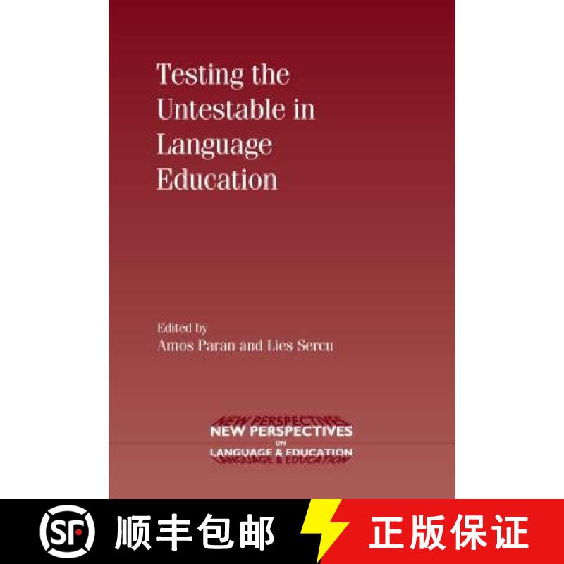 【3-4周达】Testing the Untestable in Language Education [9781847692665]