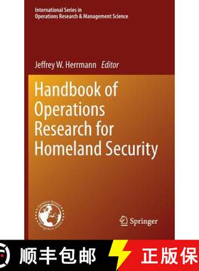 【3-4周达】Handbook of Operations Research for Homeland Security [9781461452775]