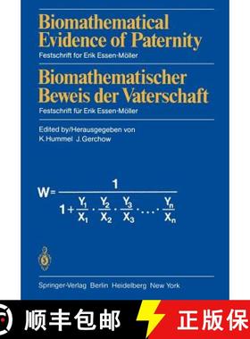 【3-4周达】Biomathematical Evidence of Paternity / Biomathematischer Beweis der Vaterschaft: Festschr... [9783540111337]