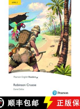 【3-4周达】PERL2: Robinson Crusoe Book with eBook and audio [9781292480541]