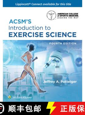【3-4周达】ACSM's Introduction to Exercise Science 4e Lippincott Connect Print Book and Digital Acces... [9781975209131]