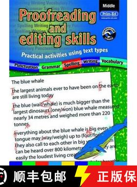 【3-4周达】Proofreading and Editing Skills: Practical Activities Using Text Types [9781846540011]