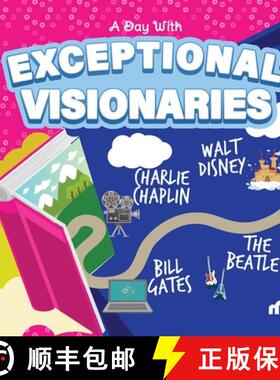【3-4周达】A Day With Exceptional Visionaries: Walt Disney, Bill Gates, Charlie Chaplin and The Beatles [9789357024105]