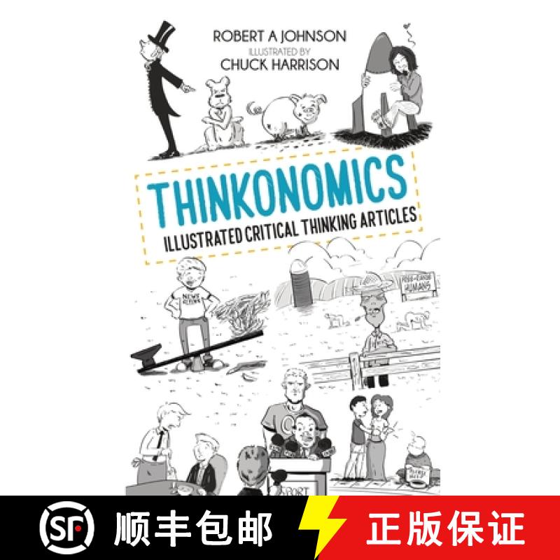 【2-3周达】Thinkonomics : Illustrated Critical Thinking Articles [9781839192425]