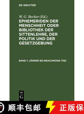 预订 Jänner bis Brachmond 1782 [9783112624555]