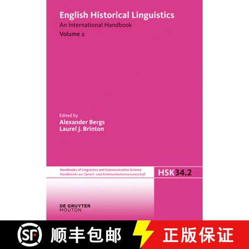 【3-4周达】精装 English Historical Linguistics Handbücher zur Sprach- und Kommunikationswissenschaft... [9783110202656]