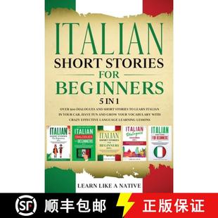 Dialogues Short for 9781913907174 Lear... Italian Stories Beginners 500 Over and 4周达