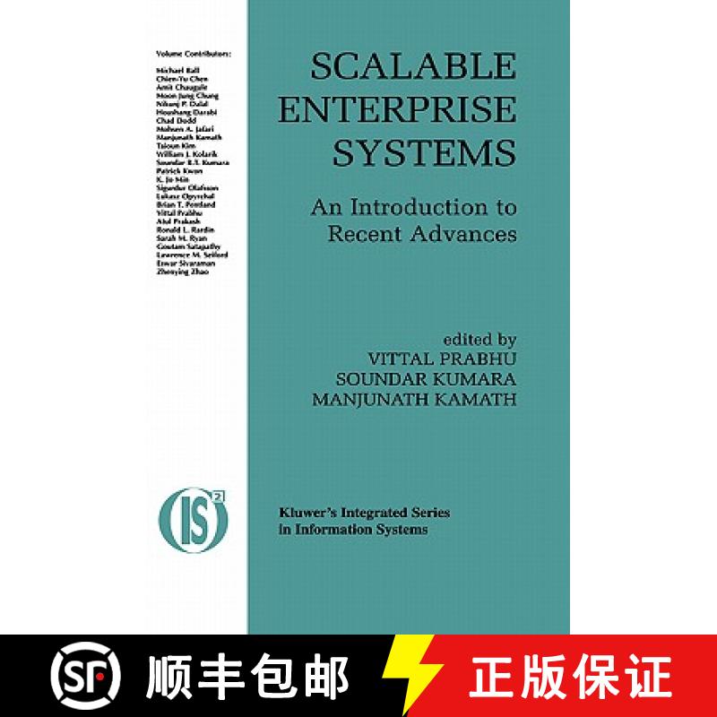 【3-4周达】Scalable Enterprise Systems : An Introduction to Recent Advances [9781402074912]