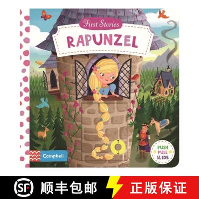 【3-4周达】Rapunzel : A Push, Pull, Slide Book [9781447295693]