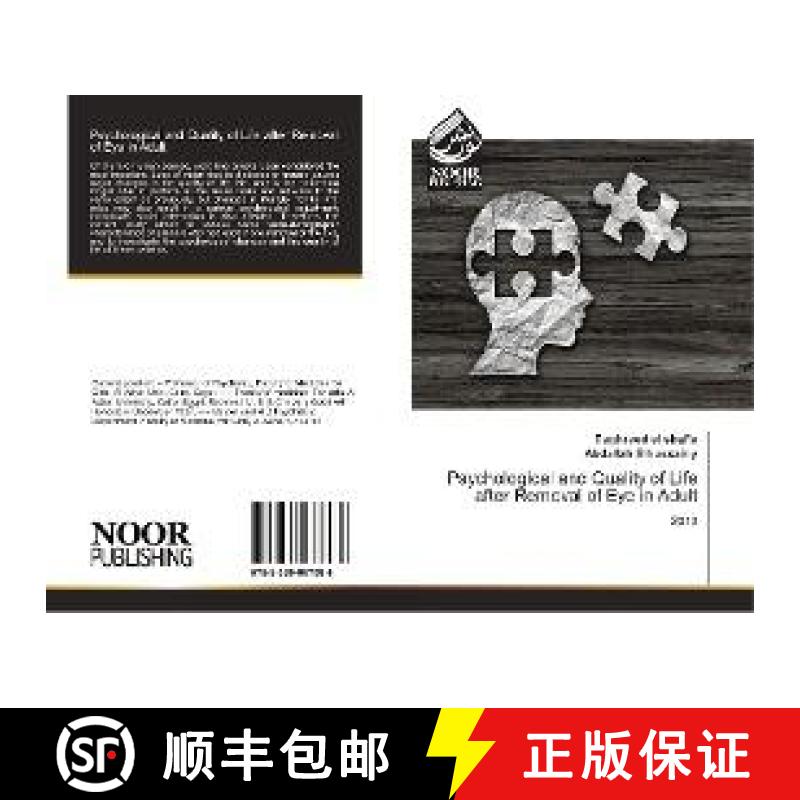 预订 Psychological and Quality of Life after Removal of Eye in Adult [9783330967588]