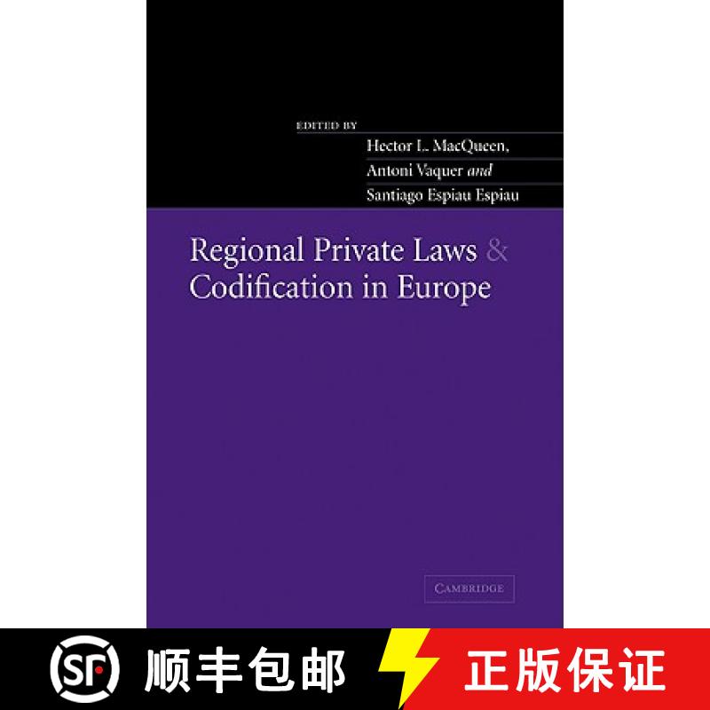 【4周达】Regional Private Laws and Codification in Europe [9780521035934]