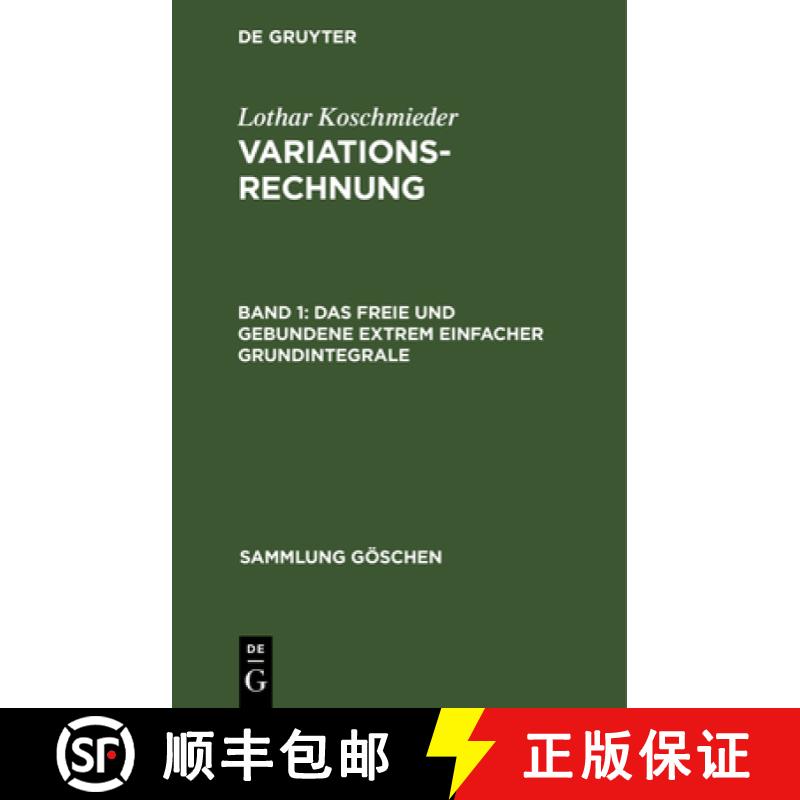 【3-4周达】Das freie und gebundene Extrem einfacher Grundintegrale [9783111022635]