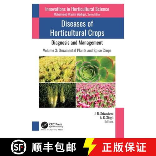【3-4周达】Diseases of Horticultural Crops: Diagnosis and Management: Volume 3: Ornamental Plants and... [9781774639696]