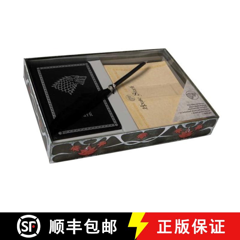 【3-4周达】Game of Thrones: House Stark: Desktop Stationery Set (with Pen) [9781683832744]
