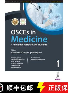 【3-4周达】OSCEs in Medicine 1 : A Primer for Postgraduate Students [9789356965195]