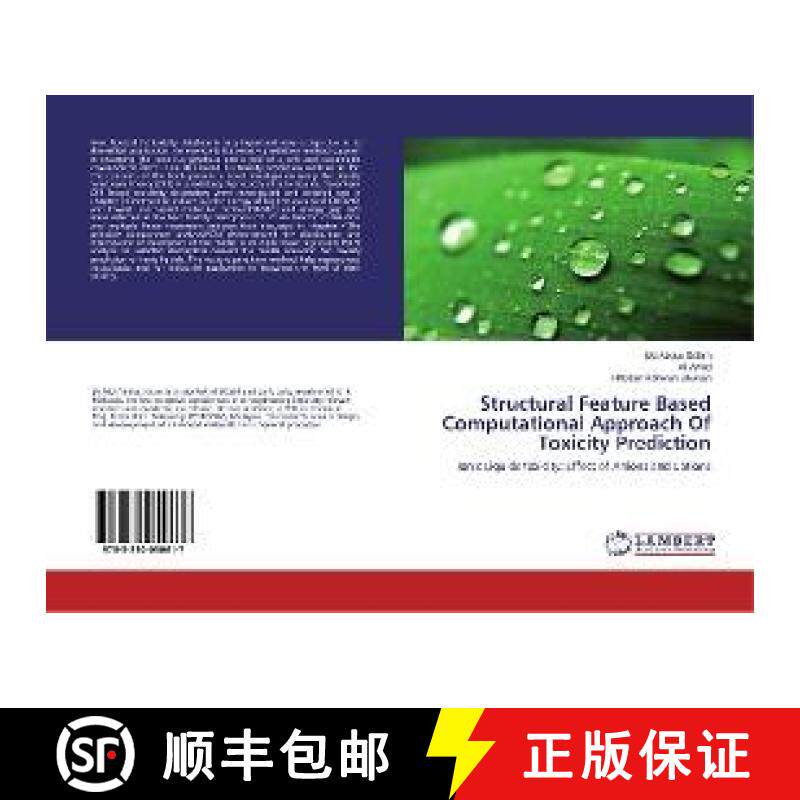 预订 Structural Feature Based Computational Approach Of Toxicity Prediction [9783330050617]