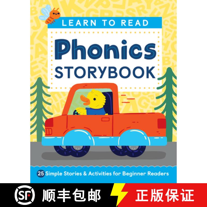 预订 Learn to Read: Phonics Storybook: 25 Simple Stories & Activities for Beginner Readers [9781646115341]