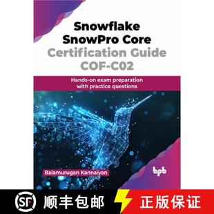 Certification preparation Guide Core Snowflake with exam COF practic... Hands SnowPro 4周达 9789355518880 C02