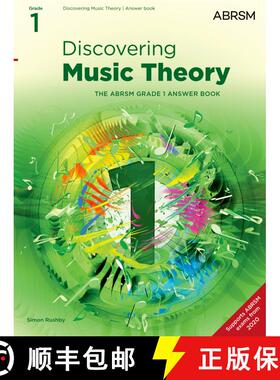 【3-4周达】Discovering Music Theory, The ABRSM Grade 1 Answer Book: Answers (Theory workbooks (ABRSM)) [9781786013507]