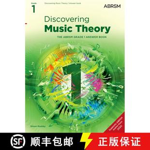 【3-4周达】Discovering Music Theory, The ABRSM Grade 1 Answer Book: Answers (Theory workbooks (ABRSM)) [9781786013507]