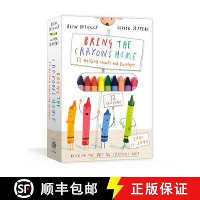 【3-4周达】Bring the Crayons Home: A Box of Crayons, Letter-Writing Paper, and Envelopes [9780593136225]