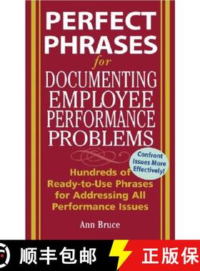 【3-4周达】Perfect Phrases for Documenting Employee Performance Problems [9780071454070]