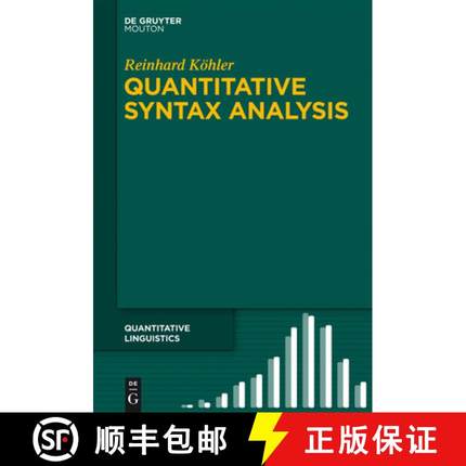 预订 Quantitative Syntax Analysis [9783110272192]