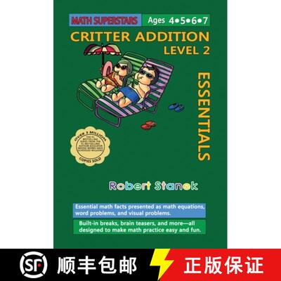 【3-4周达】Math Superstars Addition Level 2: Essential Math Facts for Ages 5 - 8 [9781575456096]