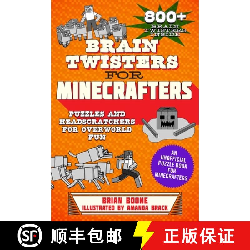 【3-4周达】Brain Twisters for Minecrafters: Puzzles and Headscratchers for Overworld Fun [9781510747296]