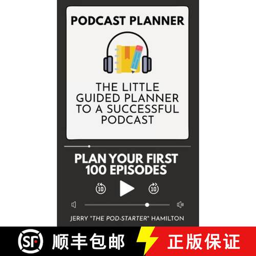 【3-4周达】精装 Podcast Planner: The Little Guided Planner to a Successful Podcast [9783967720143]