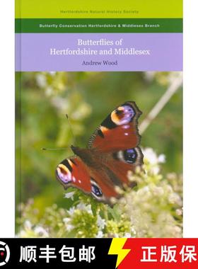 【3-4周达】Butterflies of Hertfordshire and Middlesex [9780993121715]