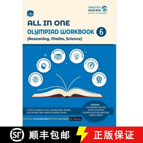 【3-4周达】All in One Olympiad Workbook for Reasoning, Maths & Science - Class 6 [9789389288797]