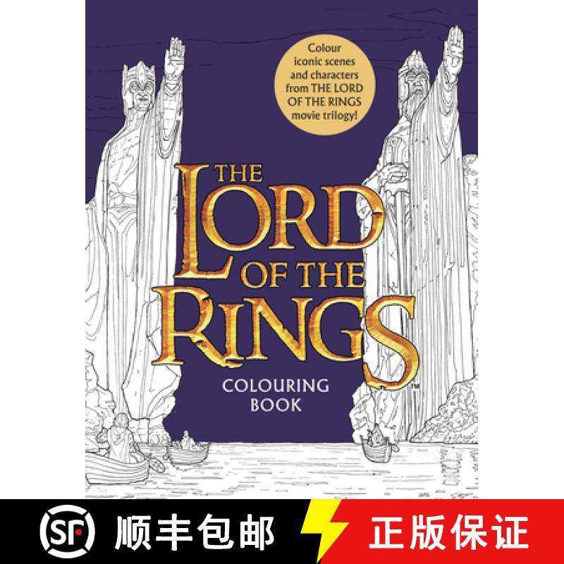 【2-3周达】Lord of the Rings Movie Trilogy Colouring Book: Official and Authorised [9780008713409]