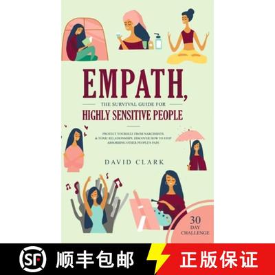 【3-4周达】Empath, The Survival Guide for Highly Sensitive People: Protect Yourself From Narcissists ... [9781952083532]