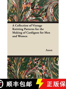【3-4周达】A Collection of Vintage Knitting Patterns for the Making of Cardigans for Men and Women [9781447451884]