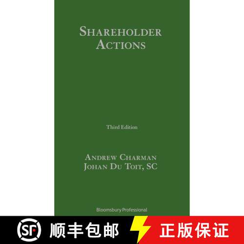 【3-4周达】精装 Shareholder Actions [9781526519979]