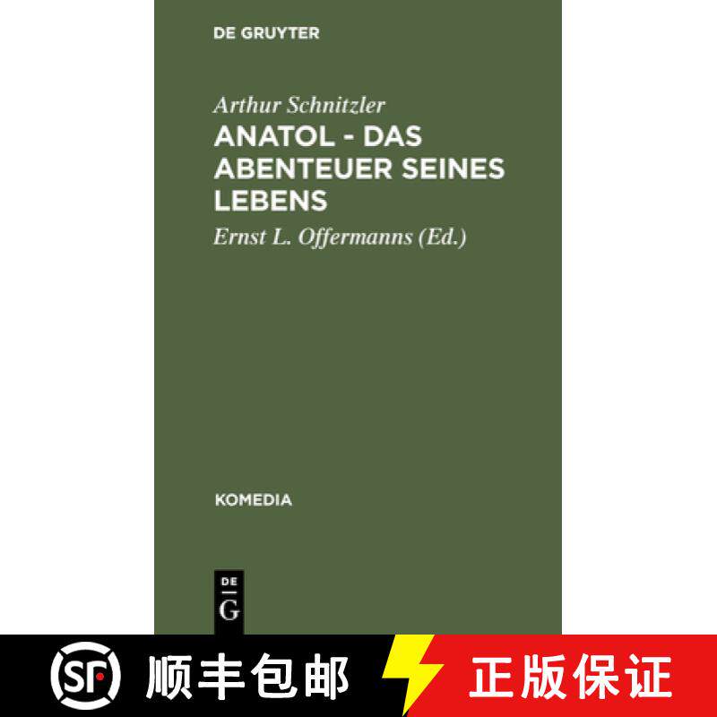 【3-4周达】精装 Anatol – Das Abenteuer seines Lebens [9783110050479]
