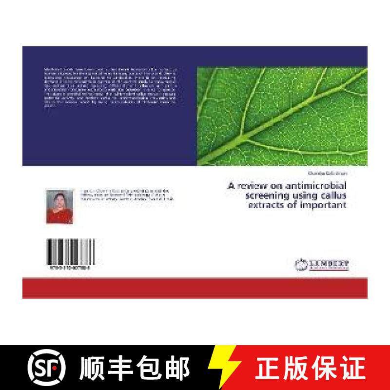 预订 A review on antimicrobial screening using callus extracts of important [9783330027886]