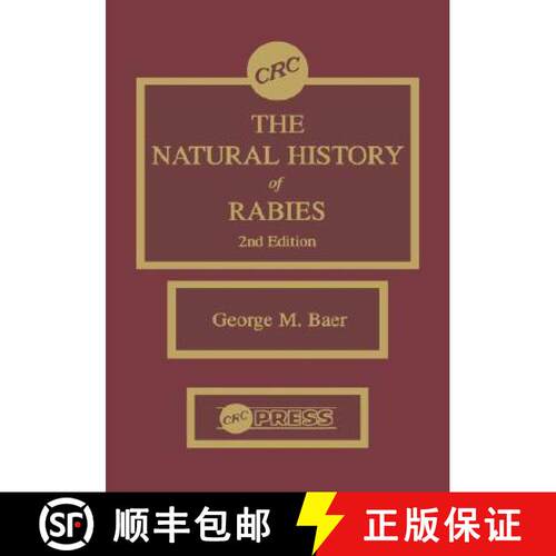 【3-4周达】精装 The Natural History of Rabies, Second Edition [9780849367601]