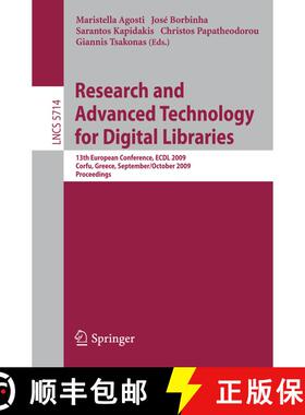 【3-4周达】Research and Advanced Technology for Digital Libraries: 13th European Conference. ECDL 200... [9783642043451]