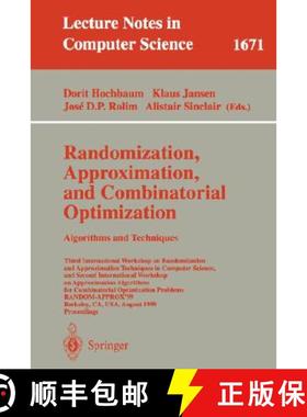 【3-4周达】Randomization, Approximation, and Combinatorial Optimization. Algorithms and Techniques: T... [9783540663294]