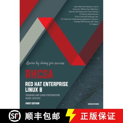 【3-4周达】RHCSA Red Hat Enterprise Linux 8: Training and Exam Preparation Guide (EX200), First Edition [9781775062127]